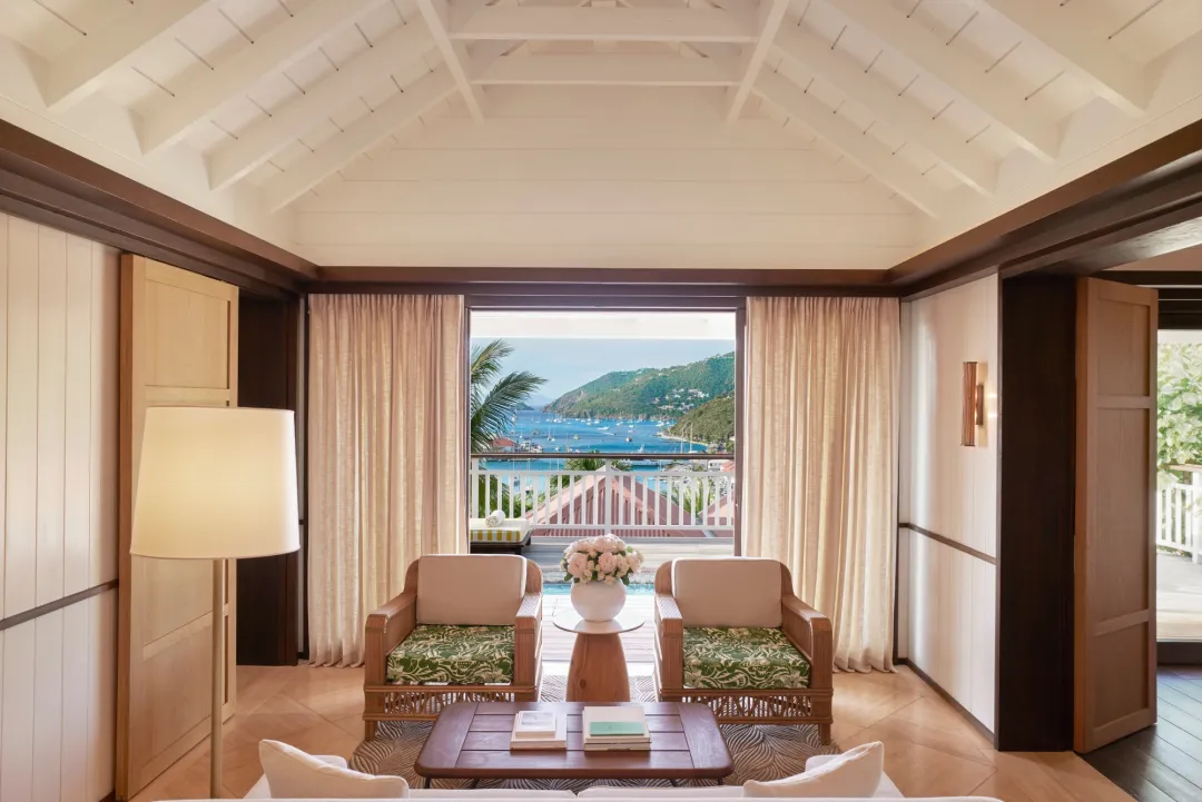 Odysseys Travel - Fouquet's Saint-Barth Hotel - Two Bedroom Prestige Suite Pool and Sea View - Living Room
