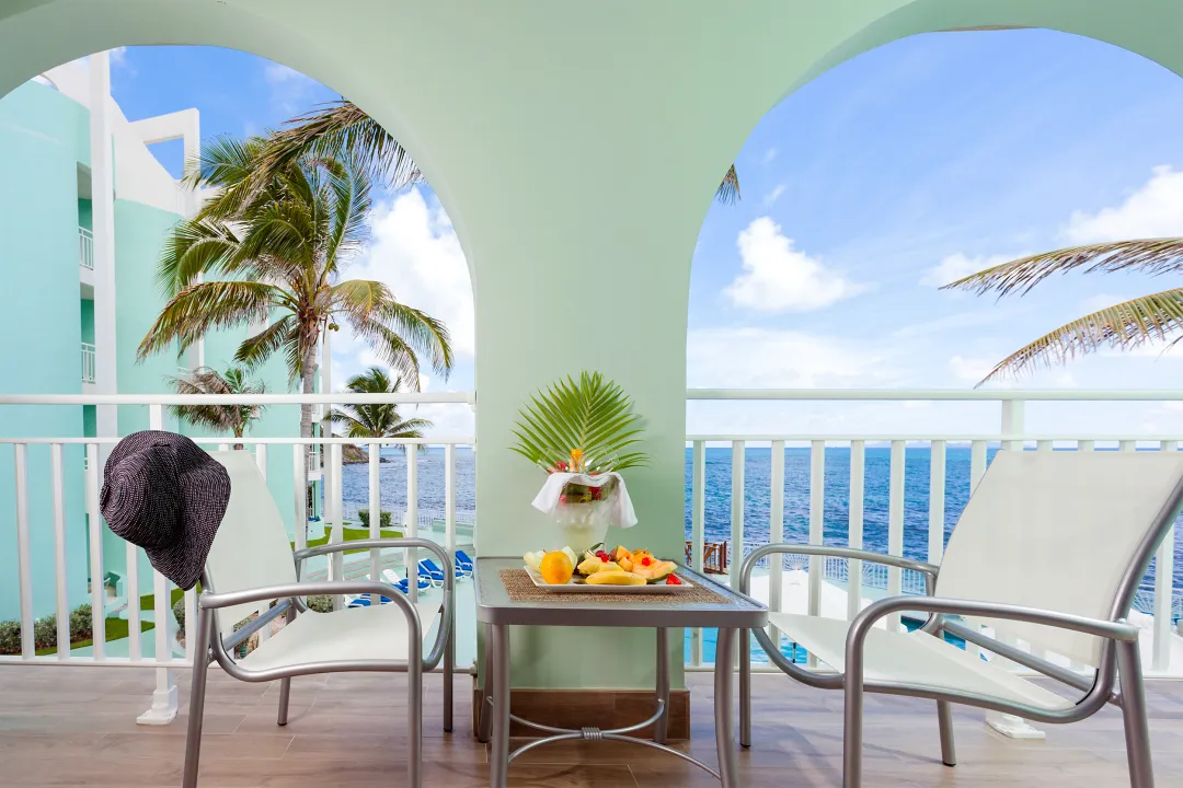 Odysseys Travel - Oyster Bay Beach Resort - Premier Courtyard Room - Balcony