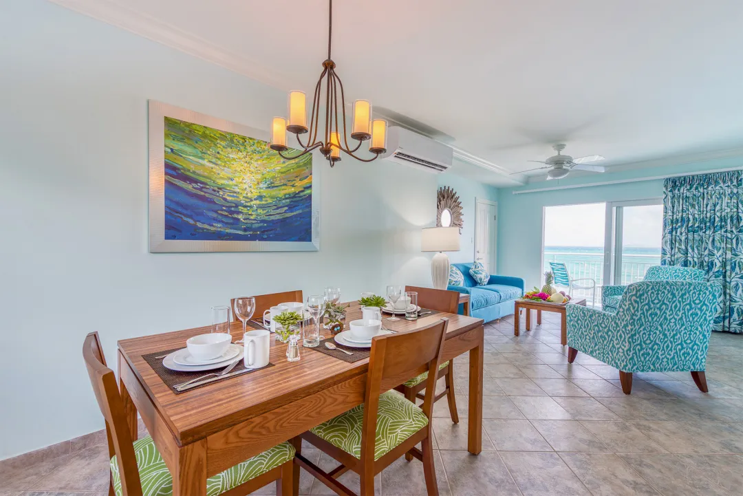 Odysseys Travel - Oyster Bay Beach Resort - One Bedroom Suite - Dining Area