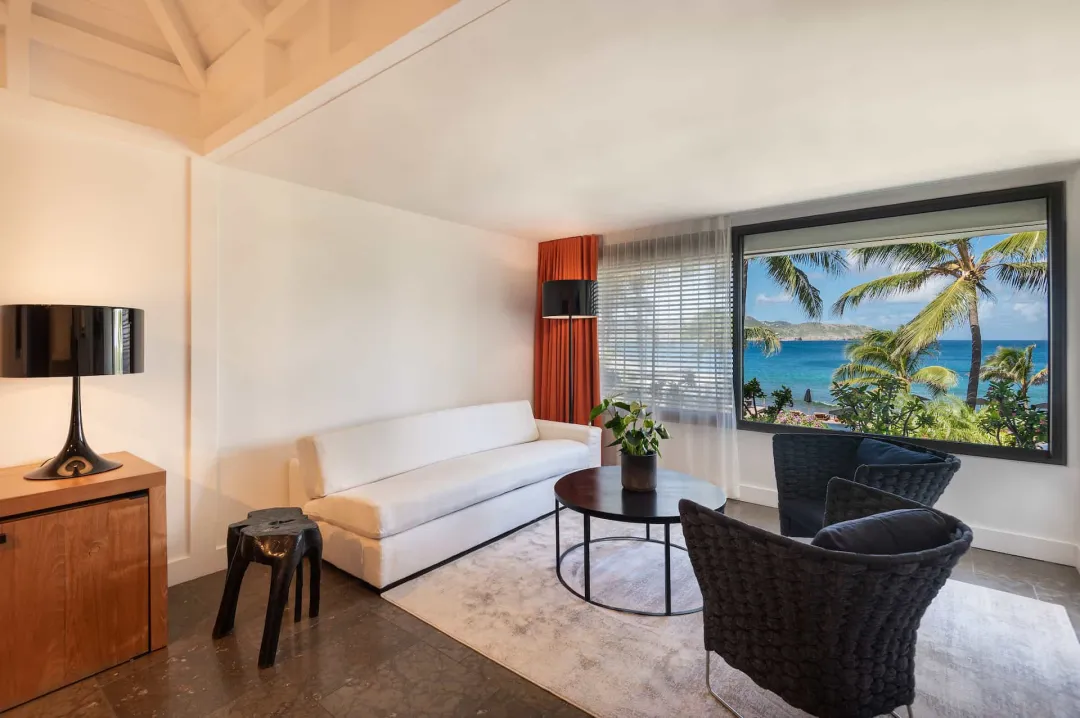 Odysseys Travel - Hotel Christopher St Barth - Ocean Junior Suite - Living Area
