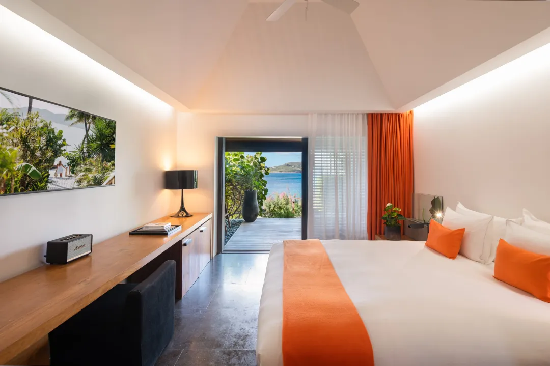 Odysseys Travel - Hotel Christopher St Barth - Ocean Deluxe Terrace - Bedroom