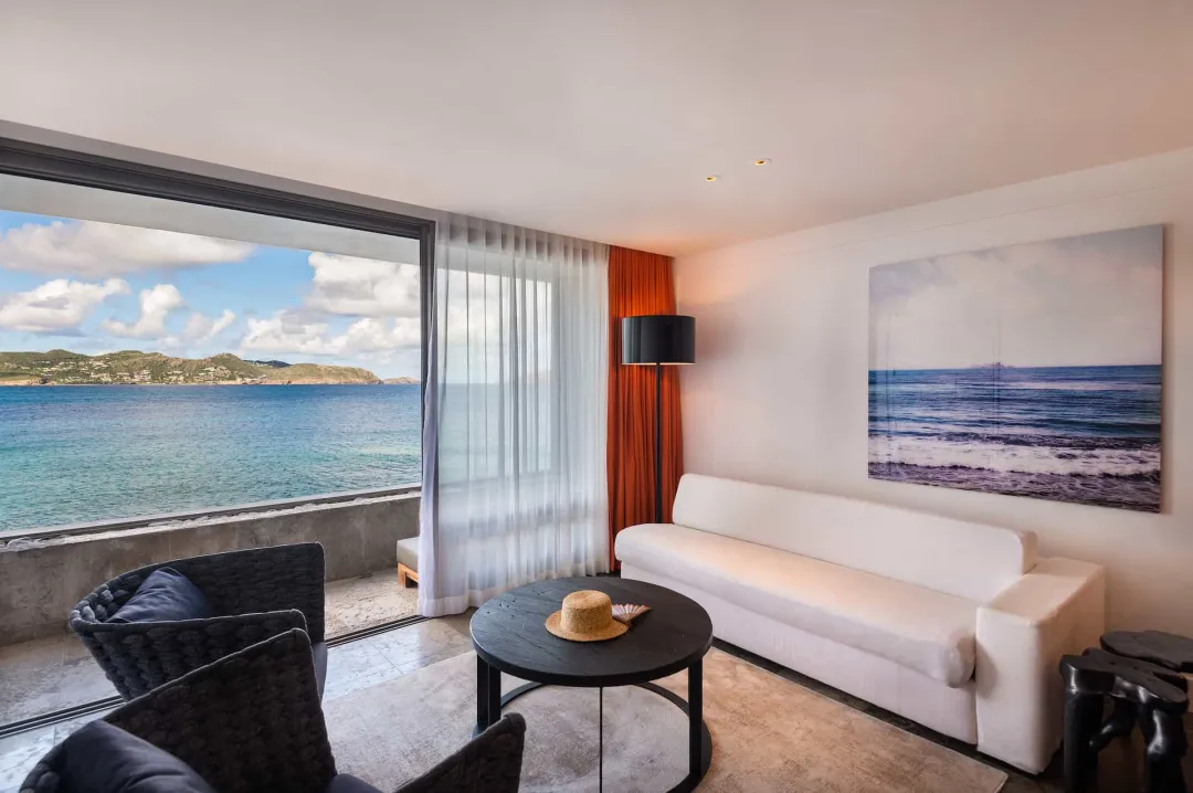 Odysseys Travel - Hotel Christopher St Barth - Ocean Panoramic Junior Suite - Living Area