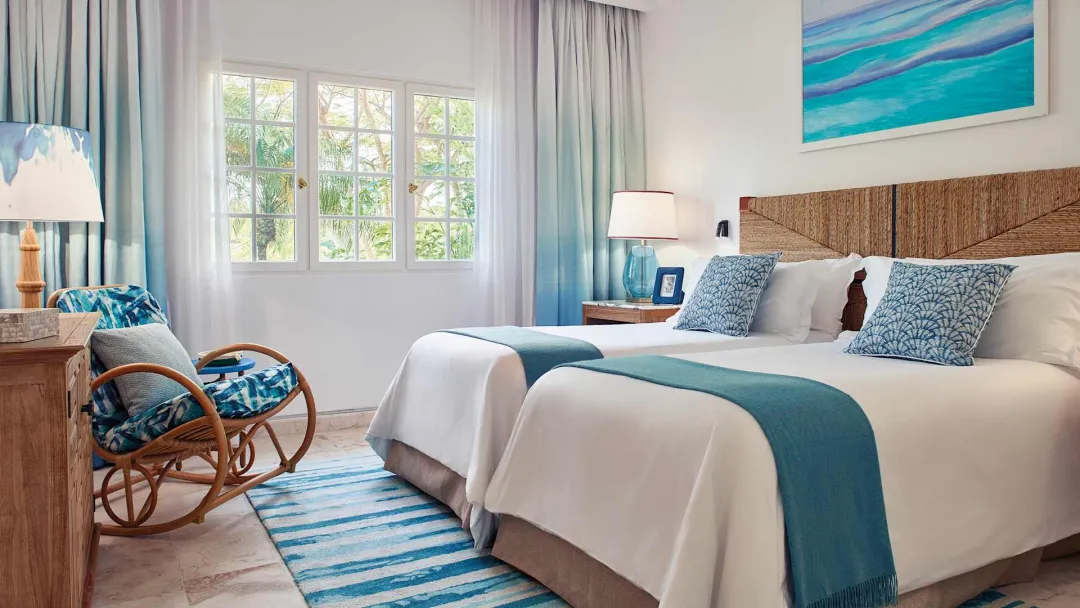 Odysseys Travel - La Samanna St Martin, Caribbean - Deluxe Beachfront Two Bedroom Suite - Bedroom
