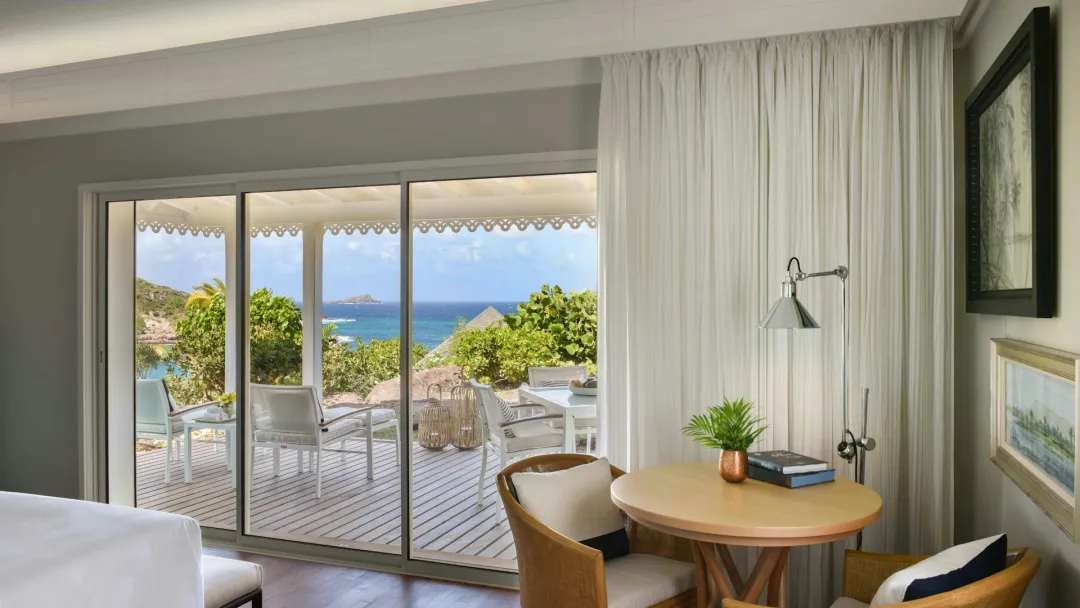 Odysseys Travel - Airelles Le Guanahani, Saint-Barthelemy - Ocean Bay Room - Terrace