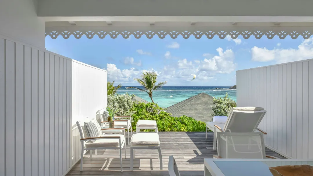 Odysseys Travel - Airelles Le Guanahani, Saint-Barthelemy - Ocean Cove Room - Terrace