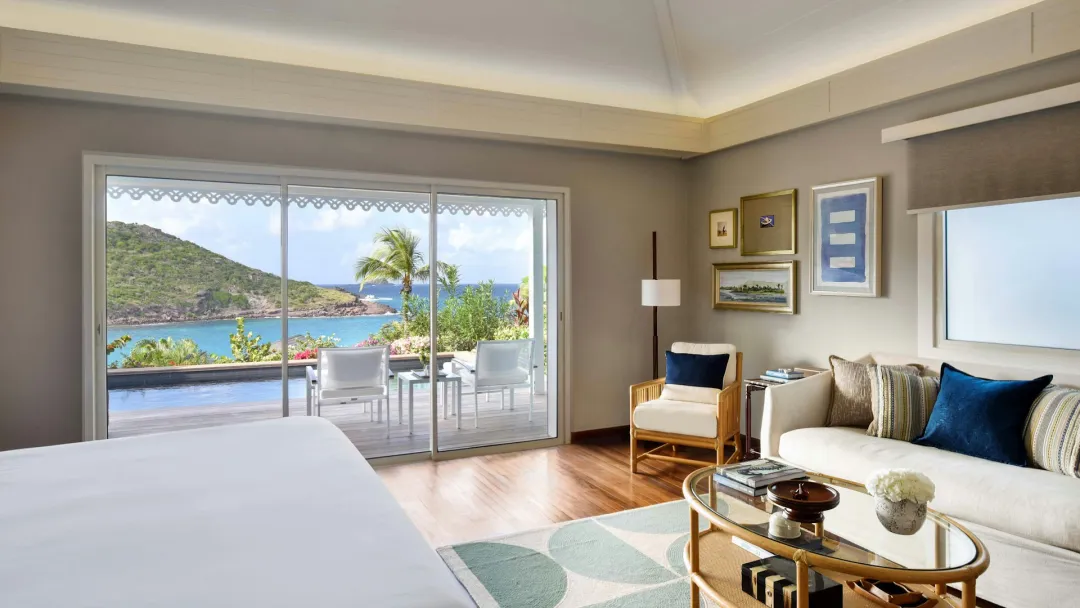Odysseys Travel - Airelles Le Guanahani, Saint-Barthelemy - Ocean Bay Pool Room - Bedroom