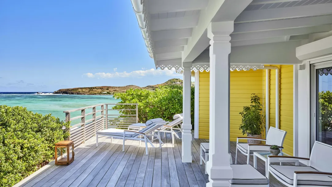 Odysseys Travel - Airelles Le Guanahani, Saint-Barthelemy - Ocean Cove Junior Suite - Patio