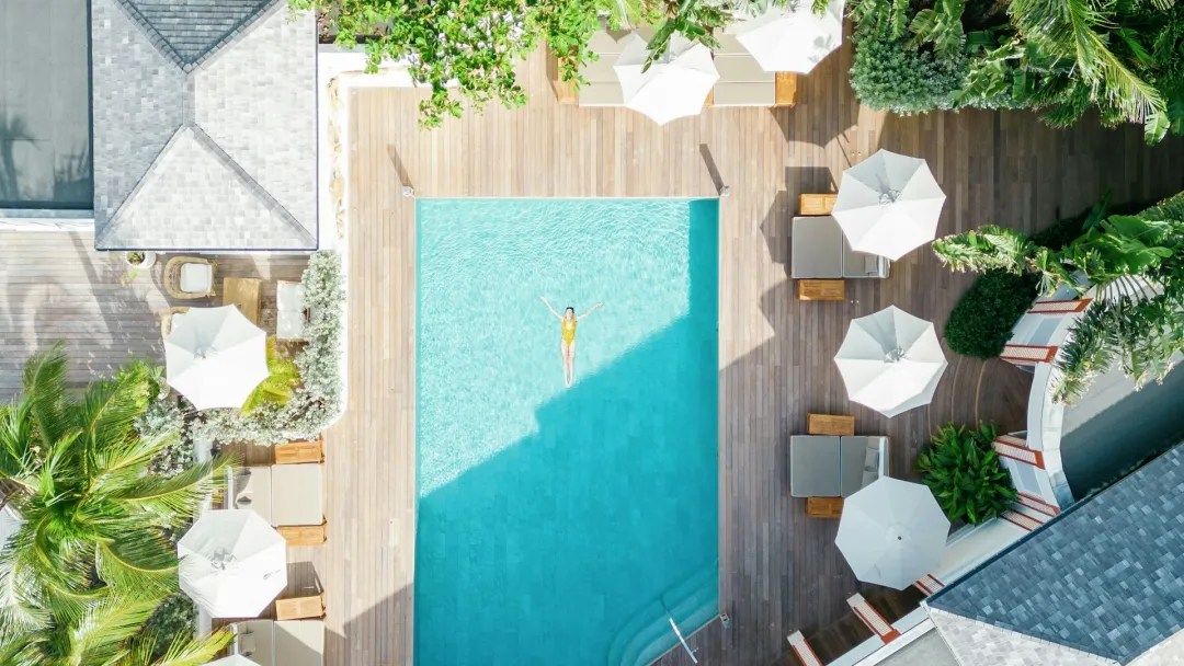Odysseys Travel - Cheval Blanc St Barth - Pool Aerial