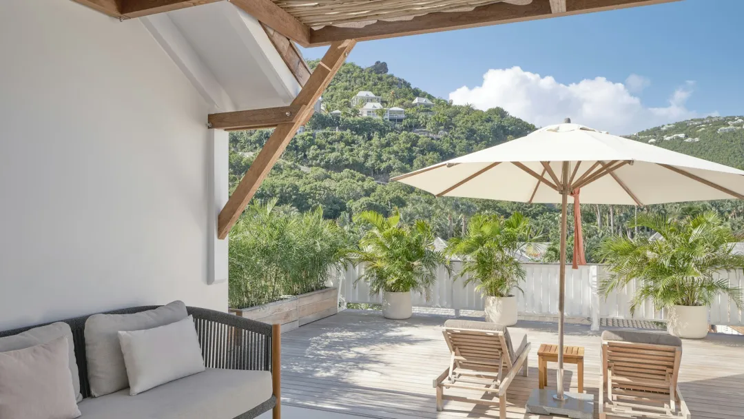 Odysseys Travel - Cheval Blanc St Barth - Tropical Room - Terrace