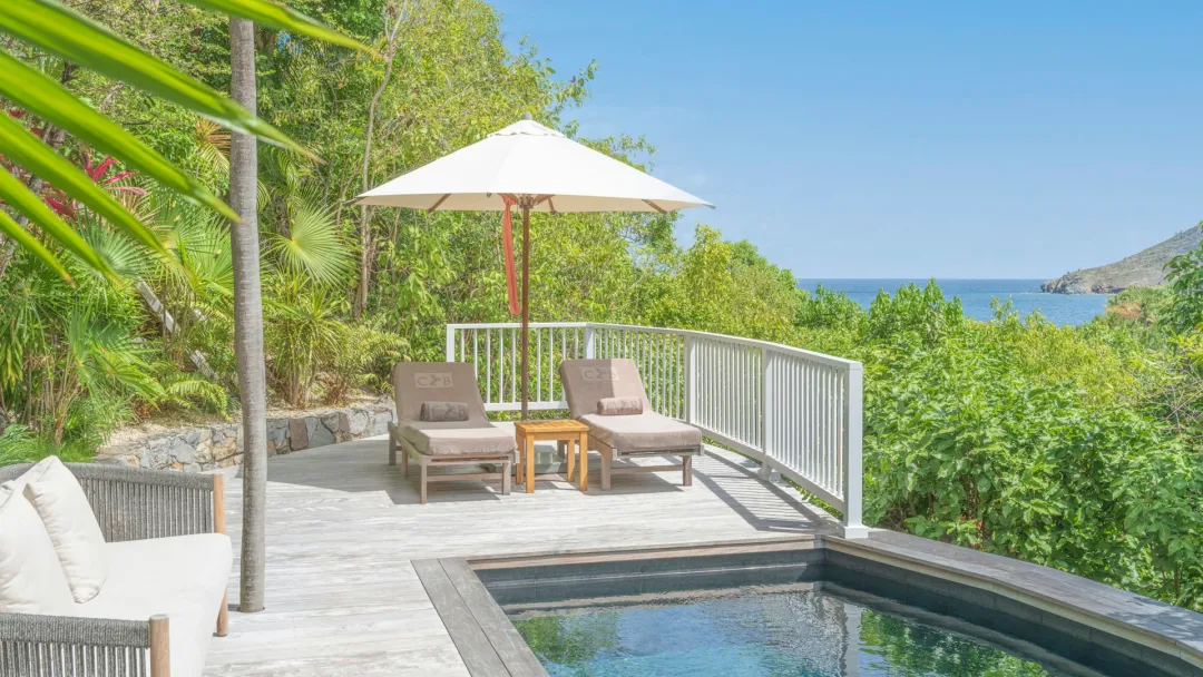Odysseys Travel - Cheval Blanc St Barth - Hillside Bungalow - Pool