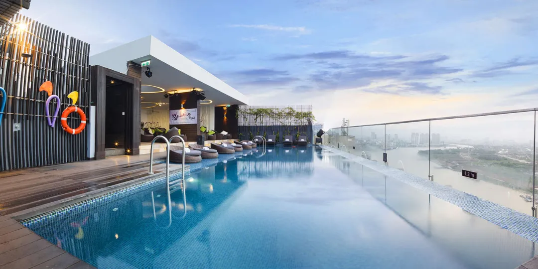 Odysseys Travel - Liberty Central Saigon Riverside - Rooftop Pool