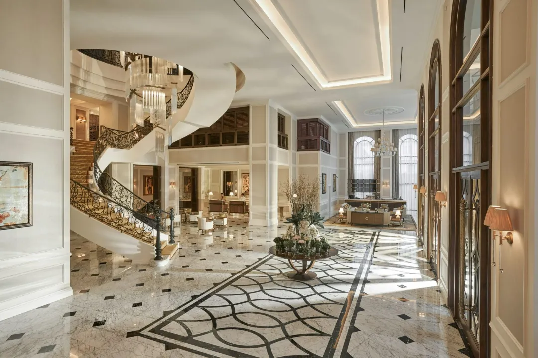 Odysseys Travel - Mai House Saigon - Grand Staircase Lobby