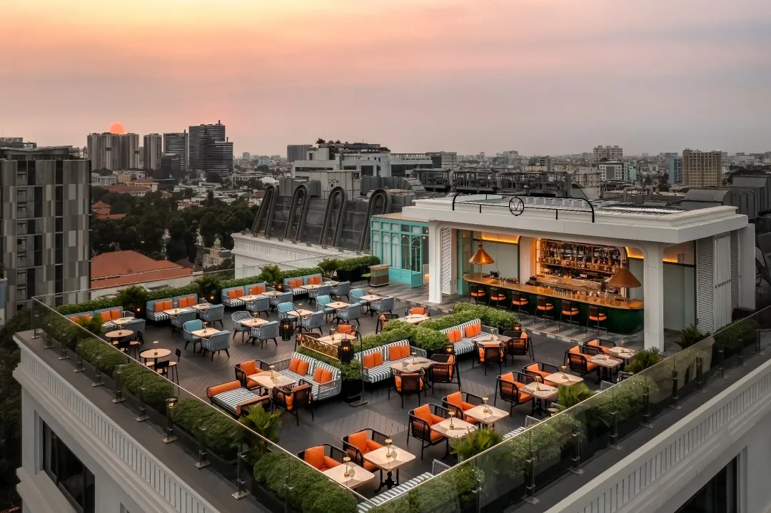 Odysseys Travel - Mai House Saigon - Rooftop Aerial View
