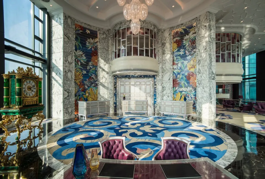 Odysseys Travel - The Riverie Saigon - Lobby Mosaic Floor