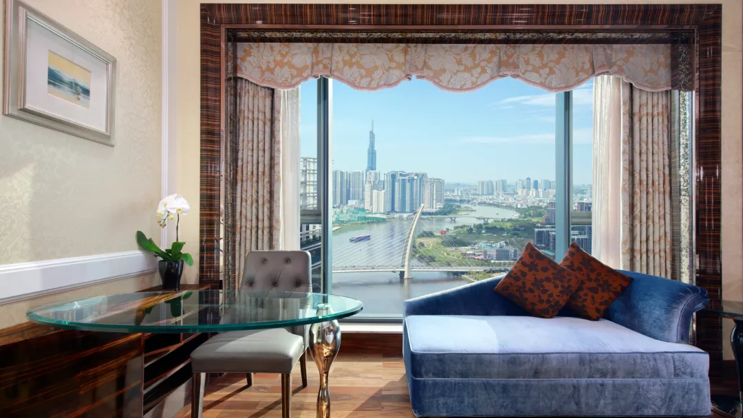 Odysseys Travel - The Riverie Saigon - Rooms - Deluxe Room - Window Seating Area