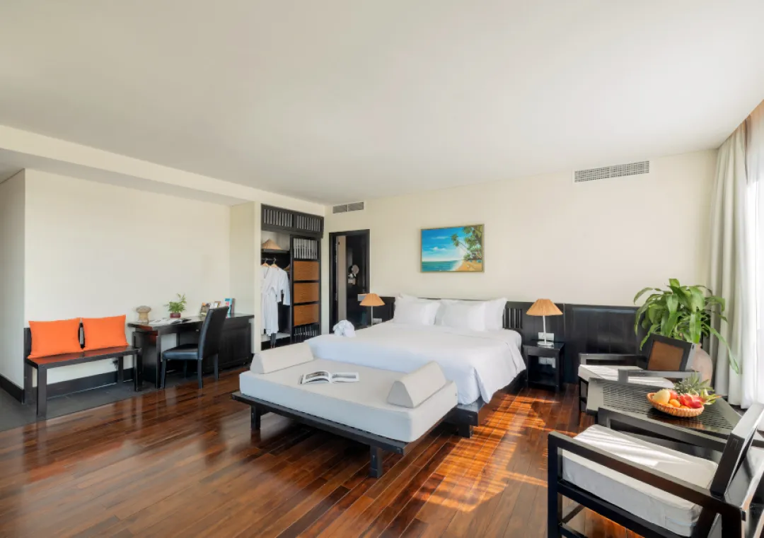 Odysseys Travel - Anantara Mui Ne Resort - Rooms - Premier Room - Bedroom Seating Area