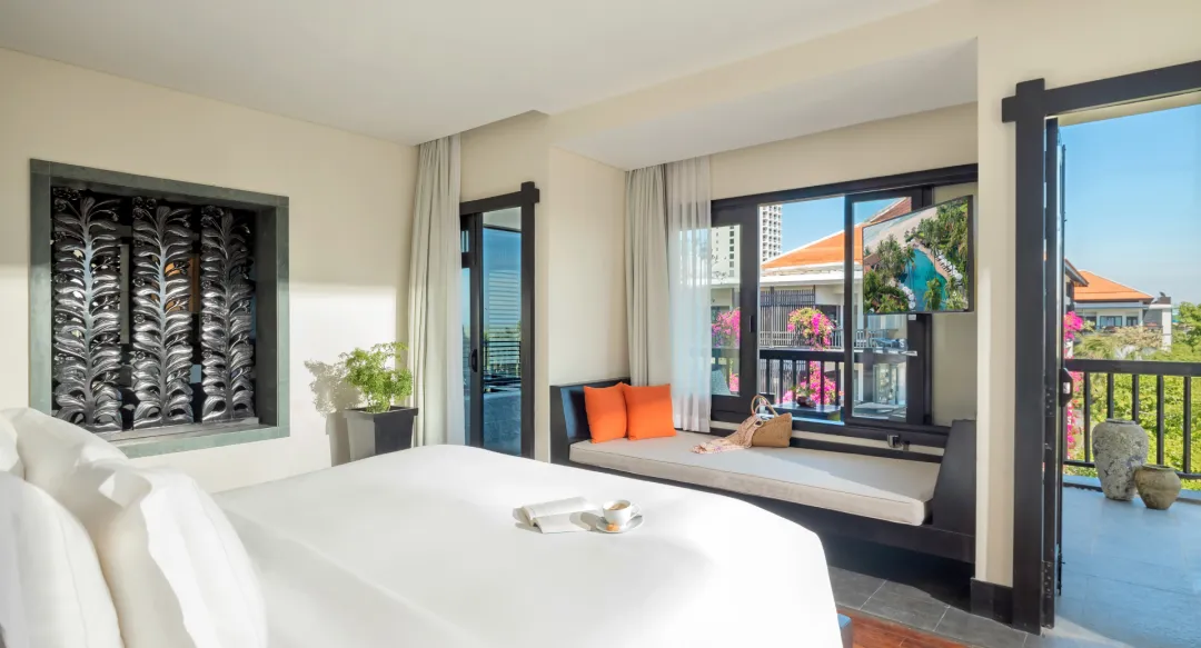 Odysseys Travel - Anantara Mui Ne Resort - Rooms - Deluxe Room - Bedroom Seating Area
