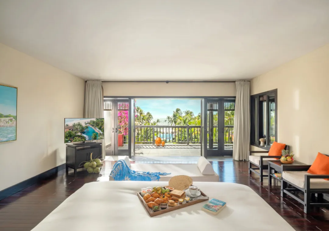 Odysseys Travel - Anantara Mui Ne Resort - Rooms - Ocean Suite - Bedroom Balcony View