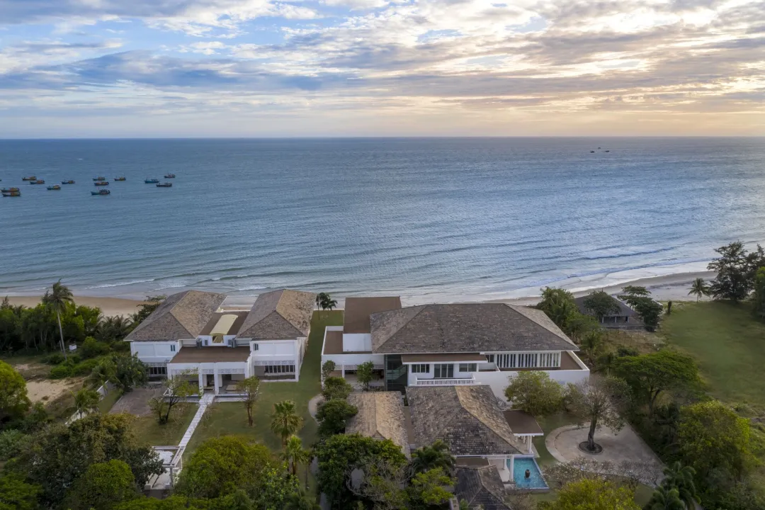 Odysseys Travel - Azerai Ke Ga Bay - Aerial View of Villas and Coastline