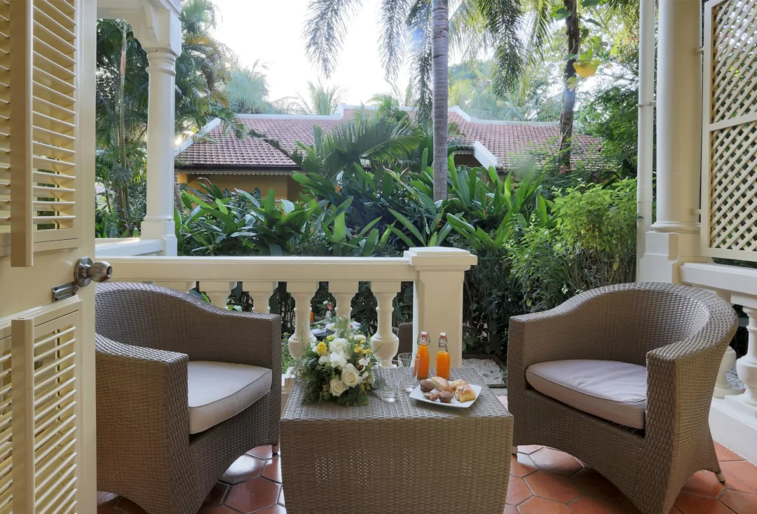Odysseys Travel - La Veranda Resort Phu Quoc - MGallery Collection - Rooms - Deluxe Garden - Balcony