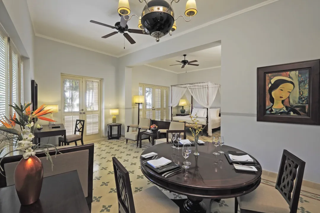 Odysseys Travel - La Veranda Resort Phu Quoc - MGallery Collection - Rooms - Ocean Suite - Dining Area