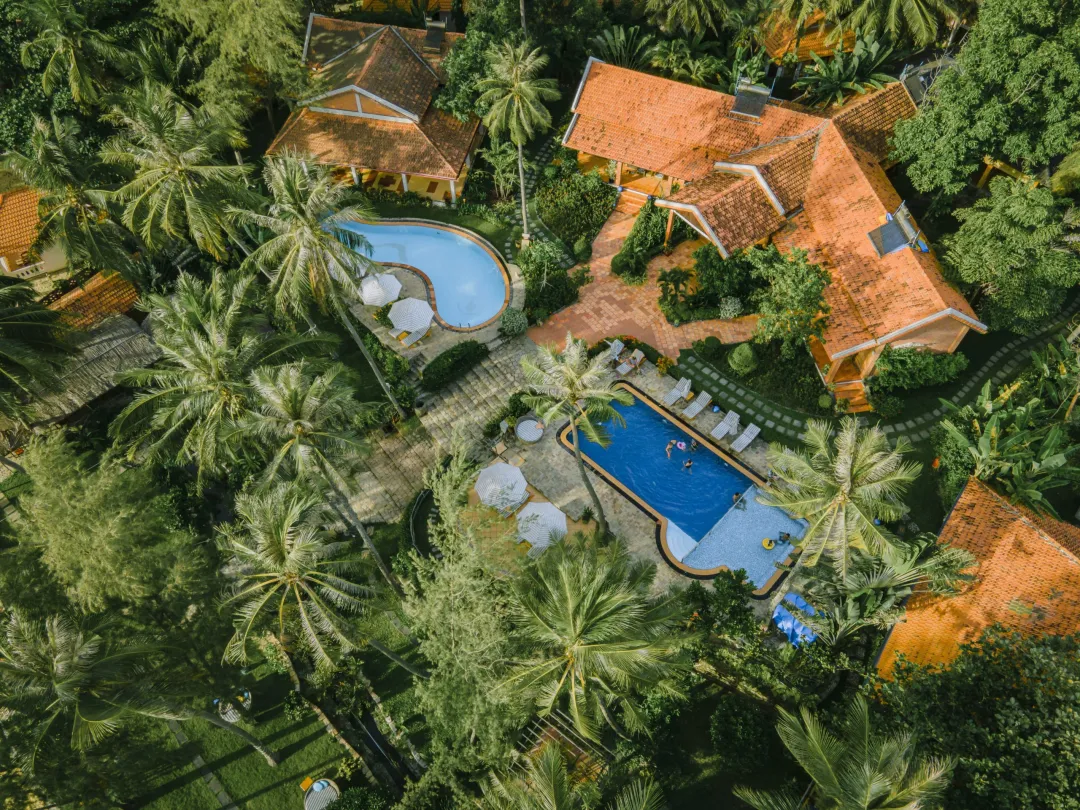 Odysseys Travel - Cassia Cottage Phu Quoc - Aerial Grounds
