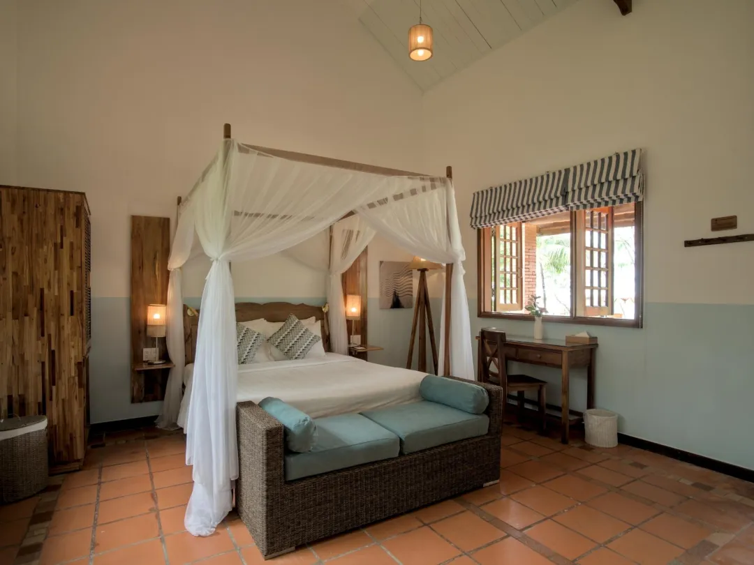 Odysseys Travel - Cassia Cottage Phu Quoc - Rooms - Standard Seaview Guest Room - Bedroom
