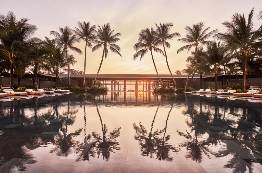 Odysseys Travel - Regent Phu Quoc - Main Pool at Sunset