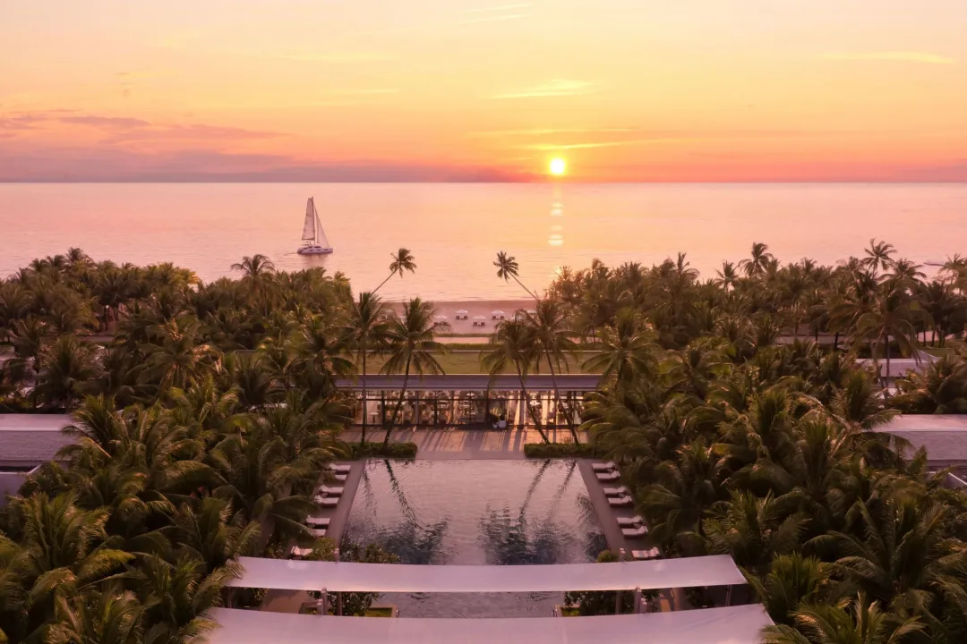 Odysseys Travel - Regent Phu Quoc - Pool Gardens at Sunset