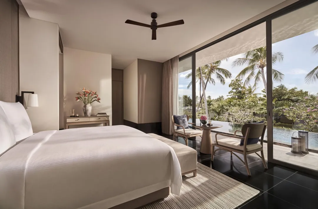 Odysseys Travel - Regent Phu Quoc - Rooms - King Terrace Pool Villa - Bedroom