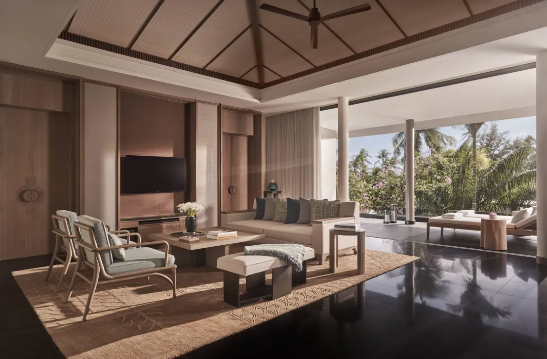 Odysseys Travel - Regent Phu Quoc - Rooms - King Terrace Pool Villa - Living Room