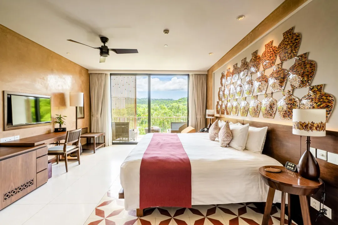 Odysseys Travel - Salinda Resort Phu Quoc Island - Rooms - Deluxe Hill View - Bedroom Desk Area