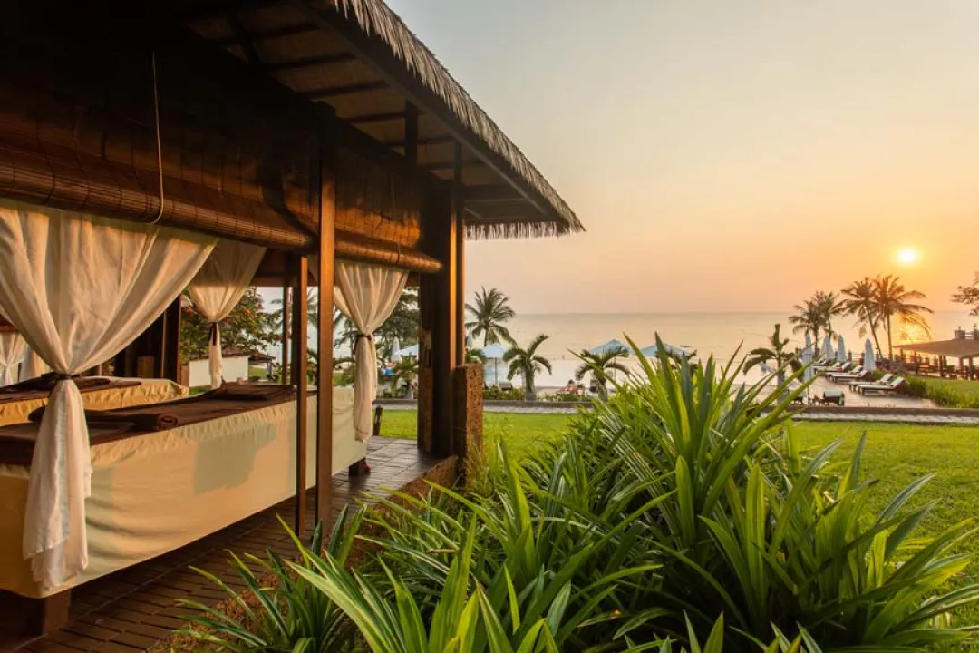 Odysseys Travel - Chen Sea Resort & Spa - Spa Pavilion at Sunset