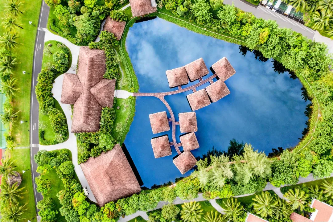 Odysseys Travel - Vinpearl Resort & Spa Phu Quoc - Spa Pavilions Aerial