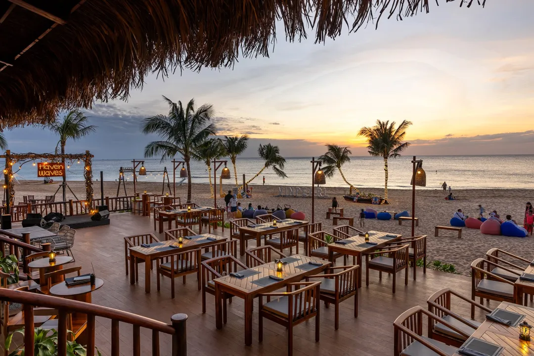 Odysseys Travel - Vinpearl Wonderworld Phu Quoc - The Haven Beach Club - Beach Terrace