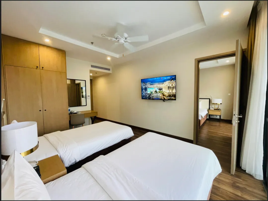 Odysseys Travel - VinHolidays Fiesta Phu Quoc - Rooms - Family Pool View - Bedroom