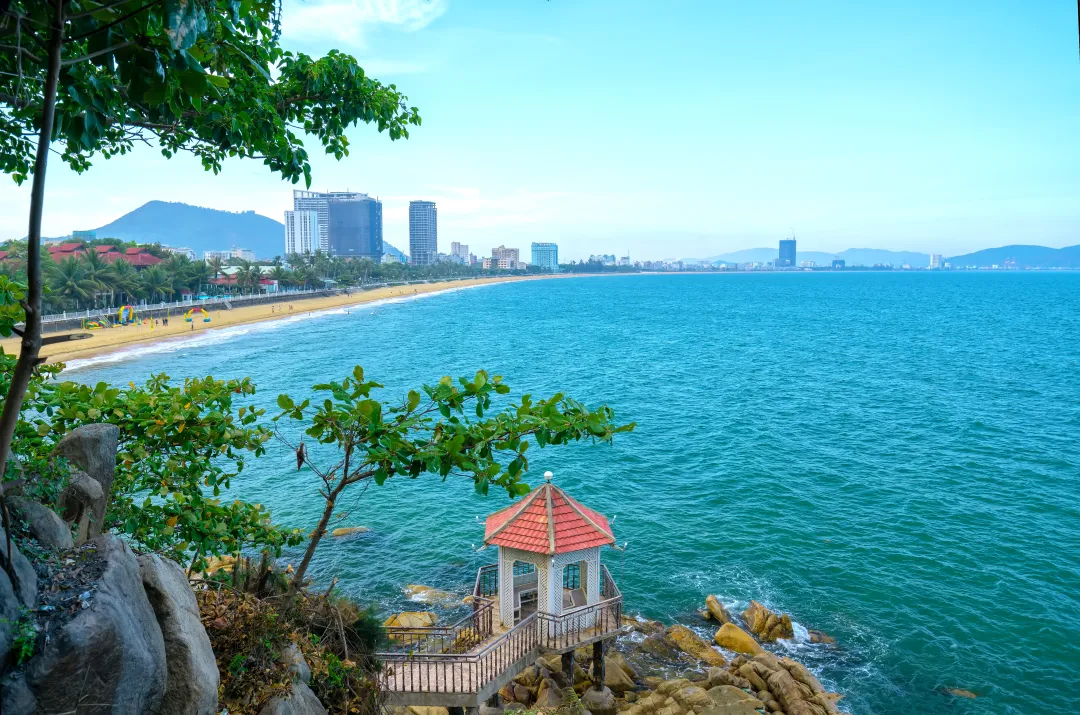 landscape in rocky beach near Quy Nhon city
